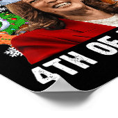 Poster Funny Kamala Harris Noël Santa Hat Joyeux 4e (Coin)