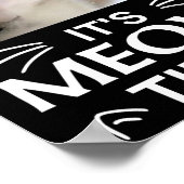 Poster Funny Karate Boxe Chat Meow Time T Shirt Tee Shir (Coin)