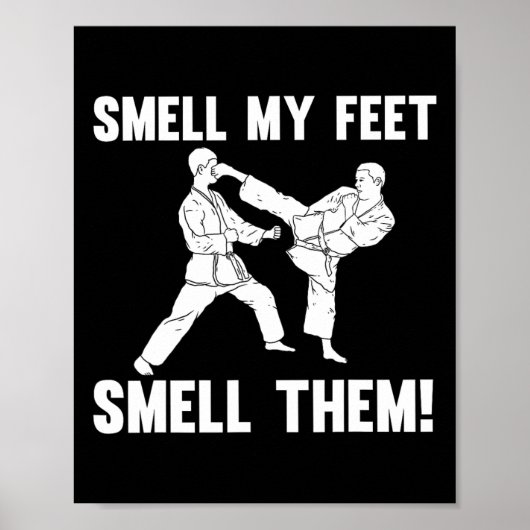 Poster Funny Karate Design Pour Hommes Femmes Karate Mart (Devant)