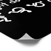 Poster Funny Keep Staring I Might Do A Trick Wheelchair (Coin)