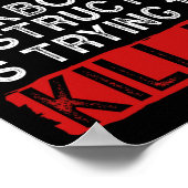 Poster Funny Kickboxing Kickboxer Kickbox  (Coin)