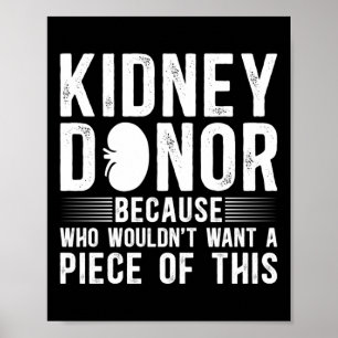 Poster Funny Kidney Sensibilisation des donneurs Lon de t