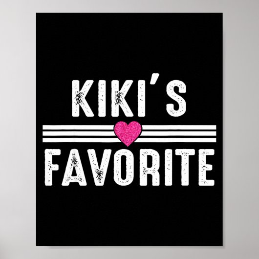 Poster Funny Kiki'ss Favorite Son Daughter I'm Kiki's's F (Devant)