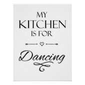 Poster Funny Kitchen Quote (Devant)