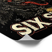 Poster Funny Krampus Says Six Seven 6 7 Meme Christmas Ho (Coin)