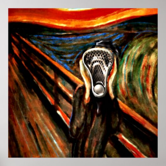 Poster Funny Lacrosse Sports (Devant)