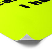 Poster Funny Laughs ne peut pas dormir les toxicomanes su (Coin)