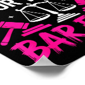 Poster Funny Law School Student Gift - Can't Studying For (Coin)