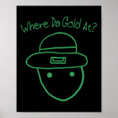 Poster Funny Leprechaun Amateur Sketch meme Irish St Part (Devant)