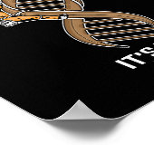 Poster Funny Lineman Cadeau Père Câble électrique Linéair (Coin)