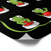 Poster Funny Lizard Lizard Lizard Bouton animal Mème (Coin)