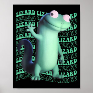 Poster Funny Lizard mème Animal Femmes Hommes _2
