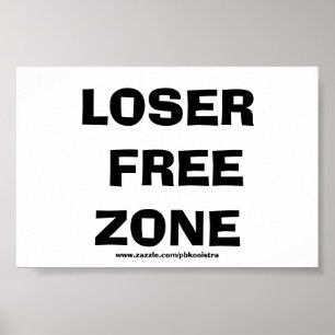Poster Funny Loser