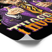 Poster Funny Mardi Gras Usa J'Approuve Ces S (Coin)