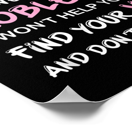 Poster Funny Math Quote  (Coin)