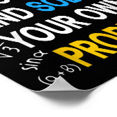 Poster Funny Math Quote For Girls Boys Teens Men Women De (Coin)