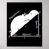 Poster Funny Math Teacher,funny Hiptenuse,geometry Teache (Devant)