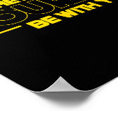 Poster Funny May The Course Be With You Golf For Men Wome (Coin)