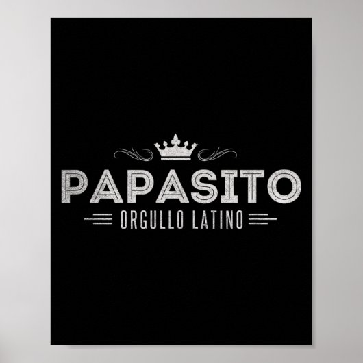 Poster Funny Mens Papasito Father's Day Design For Man (Devant)