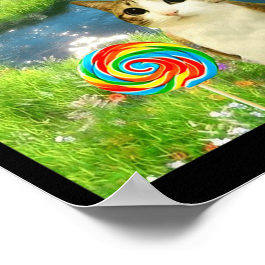 Poster Funny Meowl Meme, Cat Owl Meme Brainrot Gen Alpha (Coin)