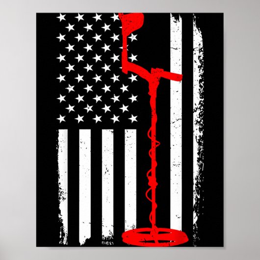 Poster Funny Metal Detecting Design For Men Women Metal D (Devant)