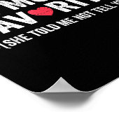 Poster Funny Moms Favorite Child Son Daughter I'm Mom's F (Coin)