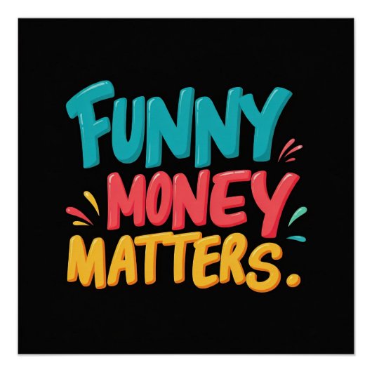 Poster Funny Money Matters  (Devant)