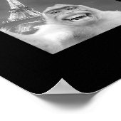 Poster Funny Monkey Selfie Eiffel Tower In Paris Men Wome (Coin)