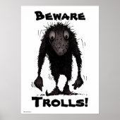 Poster Funny Monster Troll (Devant)