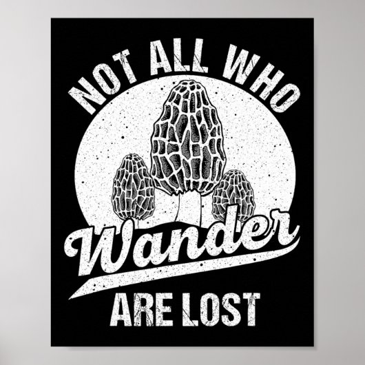 Poster Funny Morel Mushroom (Devant)
