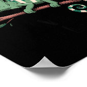 Poster Funny Morning Person Coffee Lover Chameleon  (Coin)