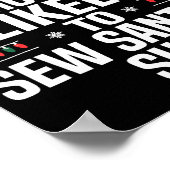 Poster Funny Most Likely To Christmas Family Pajama Match (Coin)