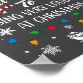 Poster Funny Most Likely To Christmas Singing Long Sleeve (Coin)