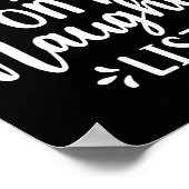 Poster Funny Most Likely To Make Naughty List Christmas (Coin)