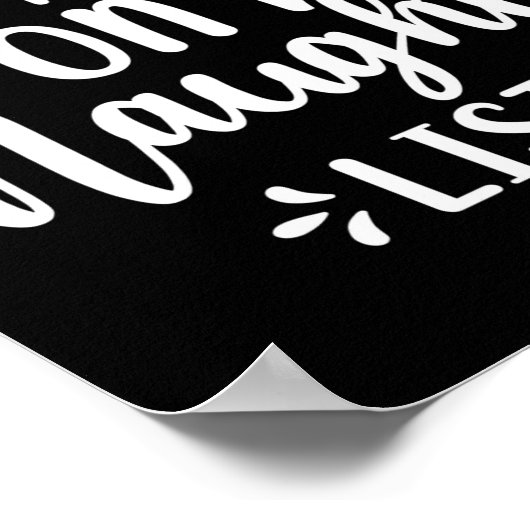 Poster Funny Most Likely To Make Naughty List Christmas (Coin)