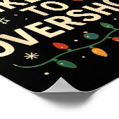 Poster Funny Most Likely To Overshop Family Christmas  (Coin)