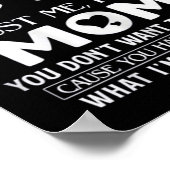 Poster Funny Mother's Day Gift For Moms Womens Its Simple (Coin)