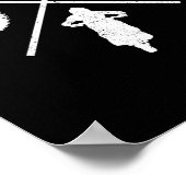 Poster Funny Moto Cross Dirt Vélo Motocross (Coin)