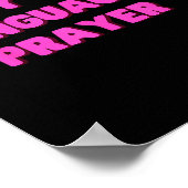 Poster Funny My Love Language Is Prayer Jesus Christian  (Coin)