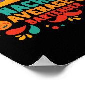 Poster Funny Nacho moyen Rtender Cinco De Mayo Mexicain (Coin)