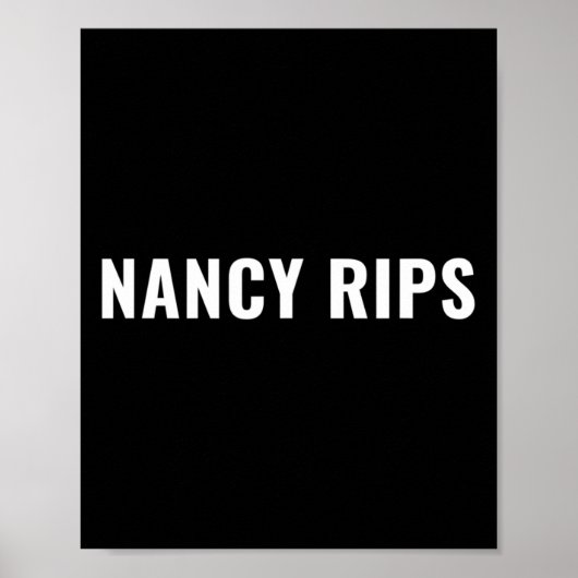 Poster Funny Nancy Pelosi Rips Speech Address (Devant)