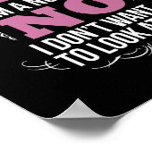 Poster Funny Naughty Nurse Infirmière Hilarious avec une  (Coin)