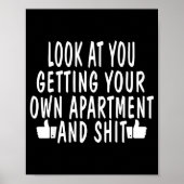 Poster Funny New Apartment House Warming Gift  (Devant)