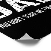 Poster Funny New Dad _ Fearless Dad I Change Diapers Tee  (Coin)