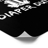 Poster Funny New Dad Prepared For Diaper Duty Saying Quot (Coin)