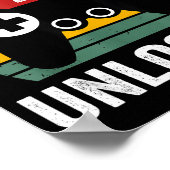 Poster Funny New Dad Shirt Dad Level 2 Unlocked For 2 Kid (Coin)