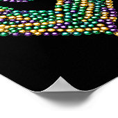 Poster Funny New Orleans Beads Heart We Stand Nola Strong (Coin)