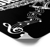 Poster Funny New Orleans Mardi Gras Jazz Saxophone  (Coin)