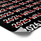 Poster Funny New Year Resolution 2026 Will Be My Year Hum (Coin)