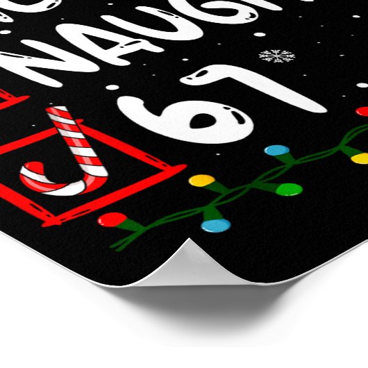 Poster Funny Nice Naughty 6 7 Christmas 67 Meme Xmas Boys (Coin)